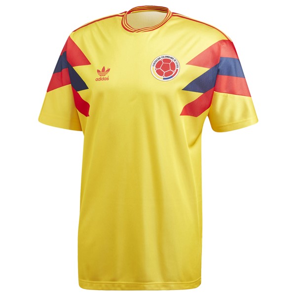 Thailand Trikot Columbia Heim Retro 1990 Gelb Fussballtrikots Günstig Thailand Trikot Columbia Heim Retro 1990 Gelb Fussballtrikots Günstig